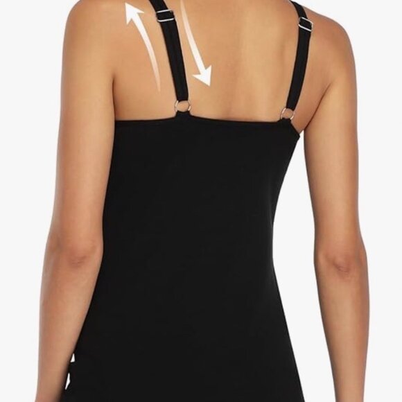 NWT V for City Cotton Cami with Unpadded Shelf Bras - Picture 4 of 5